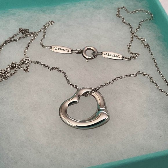 Tiffany & Co. Silver Heart Necklace - Picture 3 of 6